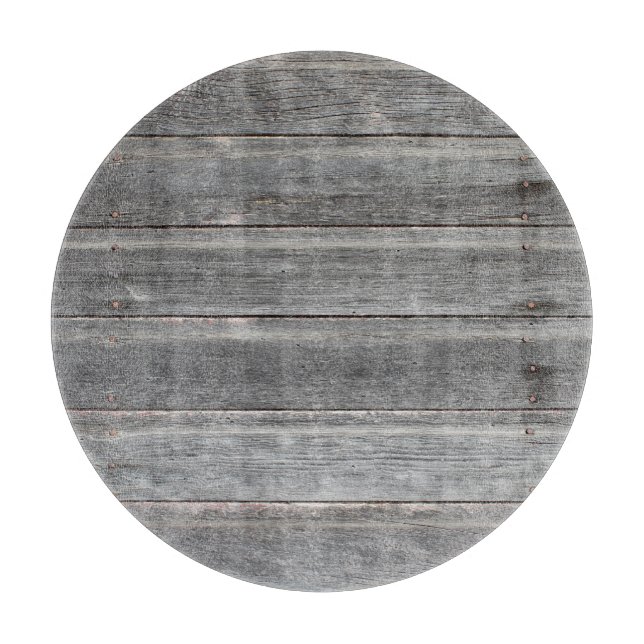 Weathered Grey Wood Wall Cutting Board (Front)