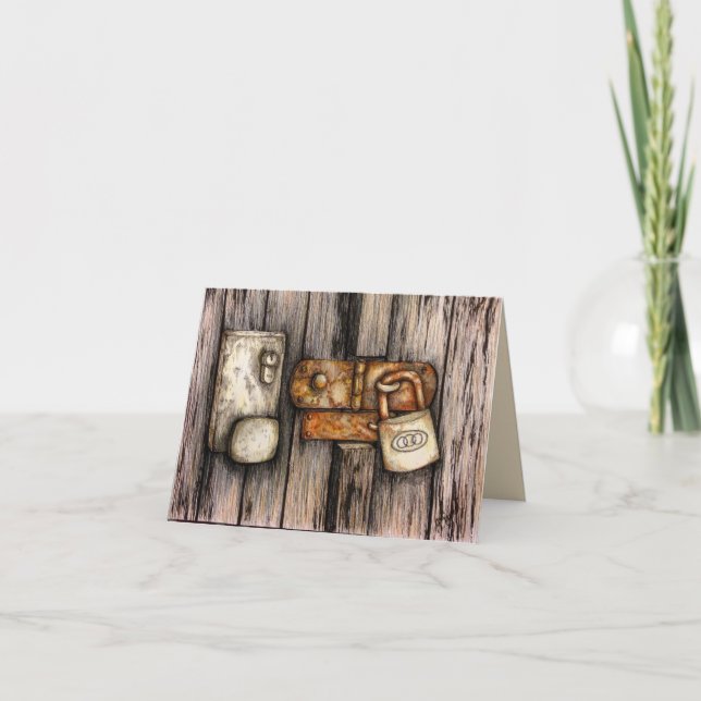 Weathered Locks Card (Front)