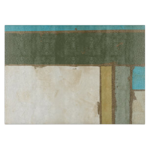 Weathered Panel Painting by Jennifer Goldberger Cutting Board