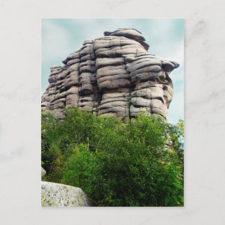 Weathered rock postcard