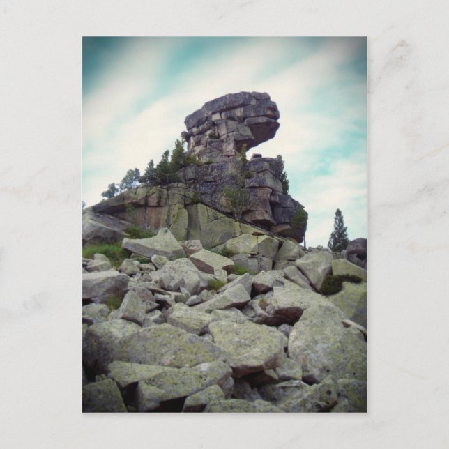 Weathered rock postcard (Front)