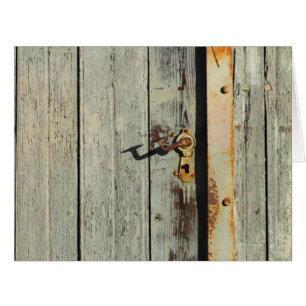 Weathered Rusty Door Handle