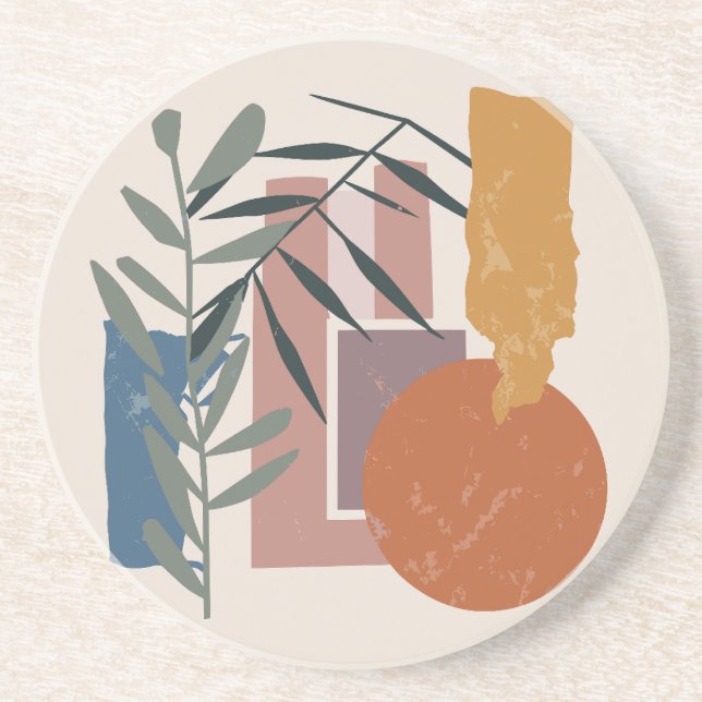 Weathered Shapes And Stalks Coaster (Front)