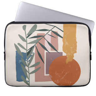 Weathered Shapes And Stalks Laptop Sleeve