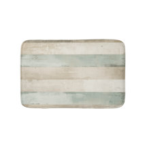 Weathered Soft Blue Tan Brown White Rustic Stripe