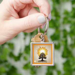 "Weathered Tree" Key Ring