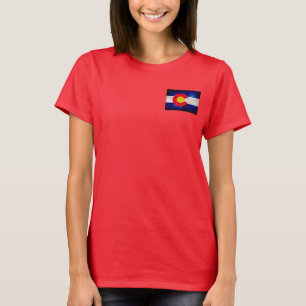 Weathered Vintage Colorado State Flag T-Shirt