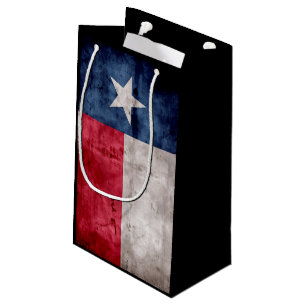 Weathered Vintage Texas State Flag Small Gift Bag