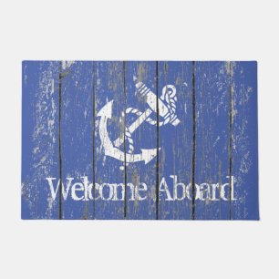 Weathered Welcome Aboard Your Colour Doormat