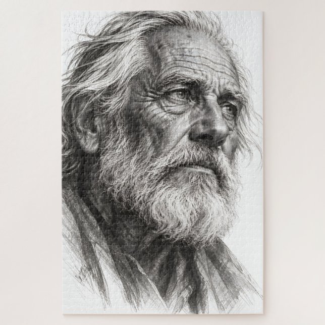 Weathered Wisdom Jigsaw Puzzle (Vertical)