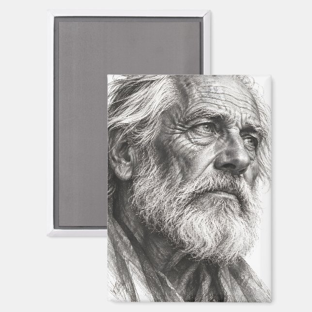 Weathered Wisdom Magnet (Front/Back)