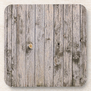 weathered wood coaster set