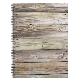 Weathered Wood Dock Boards Notebook