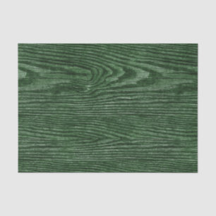 Weathered Wood Texture Hunter green Tissue Paper
