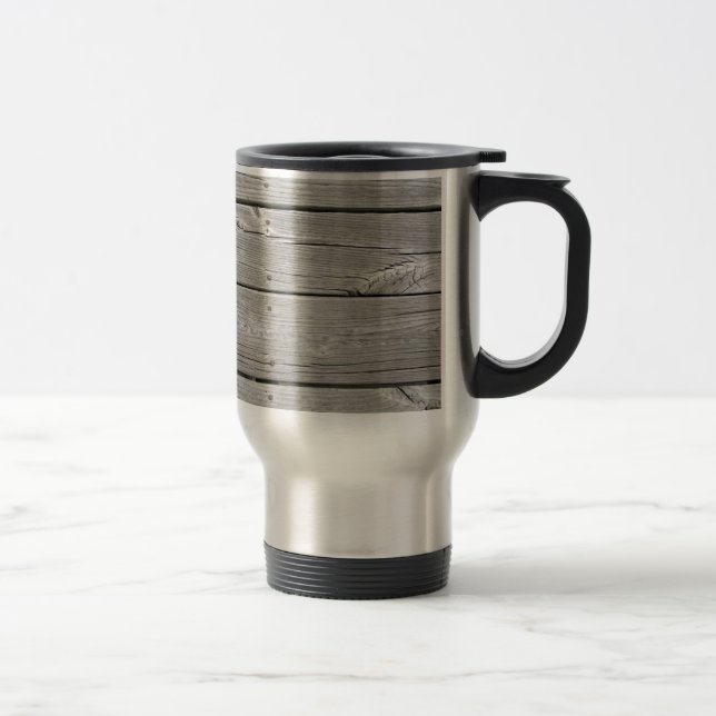Weathered Wood Travel Mug (Right)