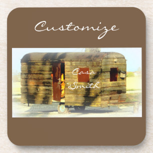Weathered wood travel trailer Thunder_Cove Coaster