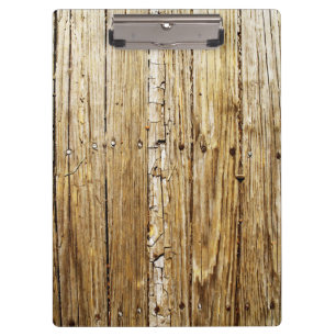Weathered Wooden Deck Clipboard