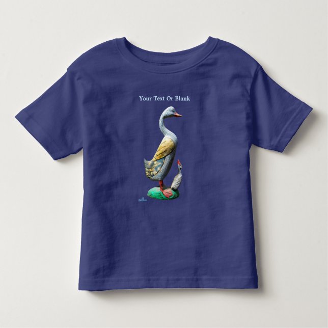 Weathered Wooden Ducks Toddler T-Shirt (Front)