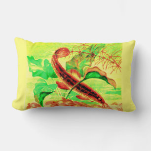 weatherfish print lumbar cushion