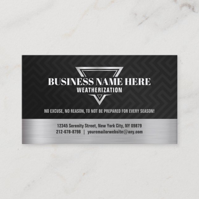 Weatherisation Business Cards (Front)