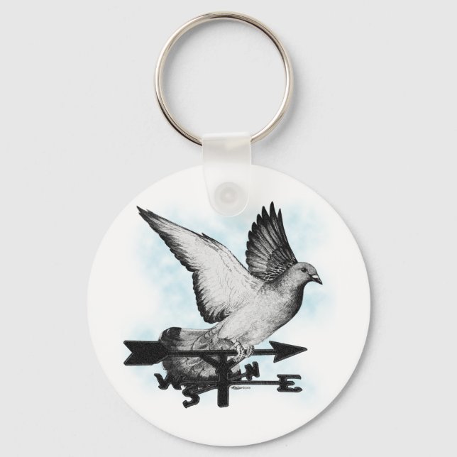 Weathervane Homer2 Key Ring (Front)