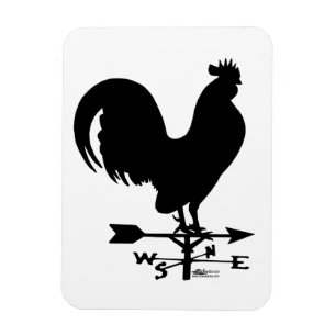Weathervane Rooster Magnet