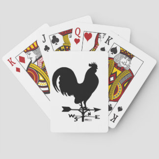 Weathervane Rooster Playing Cards