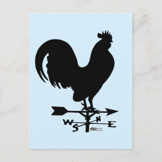 Weathervane Rooster Postcard