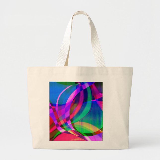 Weave in the Breeze Large Tote Bag (Front)