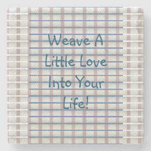 Weave Love Stone Coaster