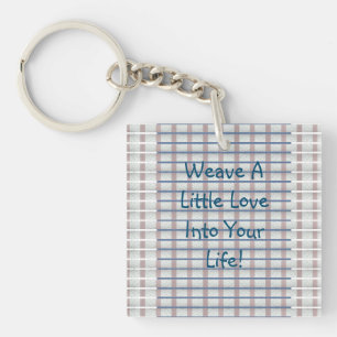 Weave Love   Stone   Key Ring
