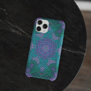 Weave Mandala Pink and Blue Case-Mate iPhone Case