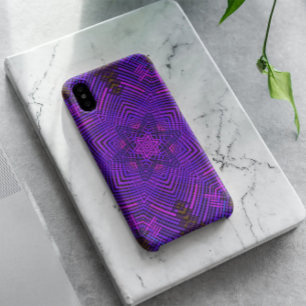 Weave Mandala Pink and Purple Case-Mate iPhone Case