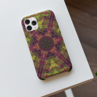 Weave Mandala Yellow Pink and Purple Case-Mate iPhone Case