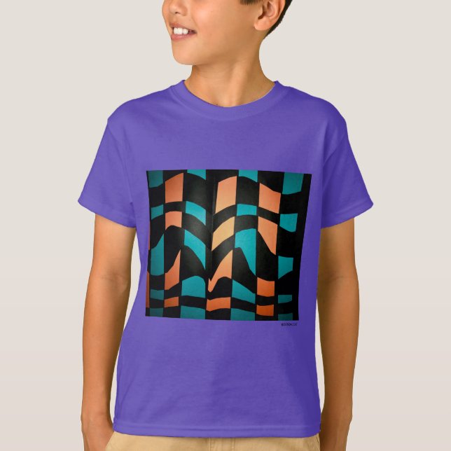 Weaved pattern T-Shirt (Front)