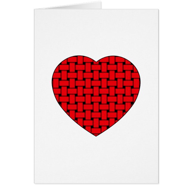 Weaved Red Heart (Front)