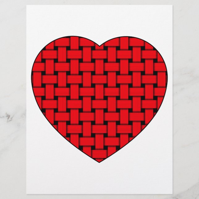 Weaved Red Heart (Front)