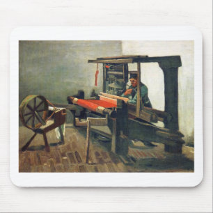 Weaver Facing Left - Vincent Van Gogh Mouse Pad