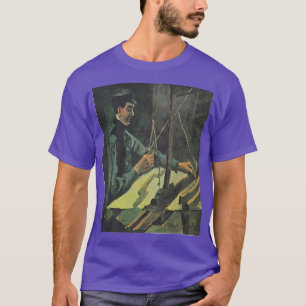 Weaver Facing Right (HalfFigure) Vincent Van Gogh T-Shirt