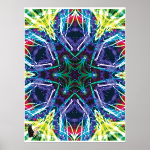 Weaver Kaleidoscope Poster