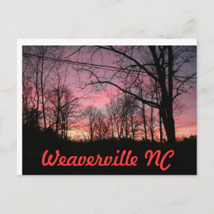 Weaverville NC Postcard