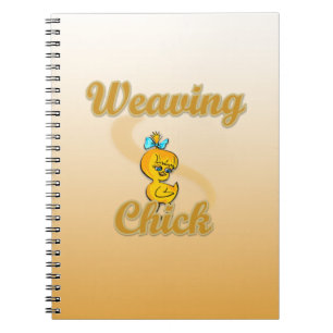 Weaving Chick Spiral Notebook