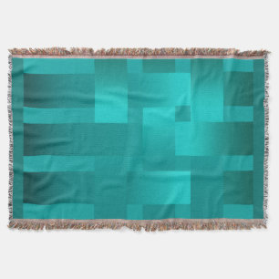 Weaving, ribbons throw blanket