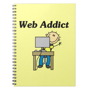 Web Addict Spiral Notebook