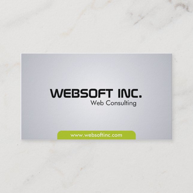 Web Consulting - Business Cards (Front)