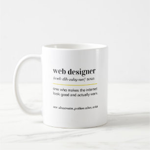 Web Designer Definition Gift Coffee Mug