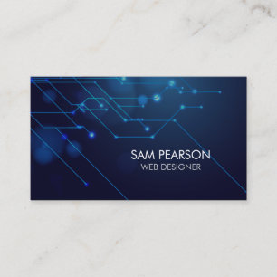 Web Designer Internet Circuits Business Card