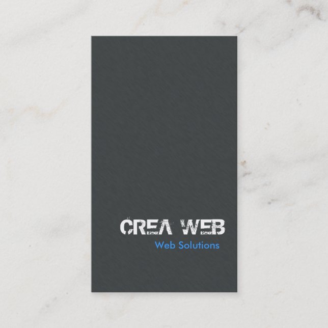 Web Developer - Business Cards (Front)