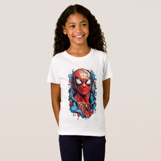 Web Hero Burst – Comic Style T-Shirt (Front Full)