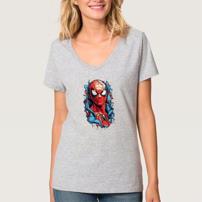 Web Hero Burst – Comic Style T-Shirt (Front)